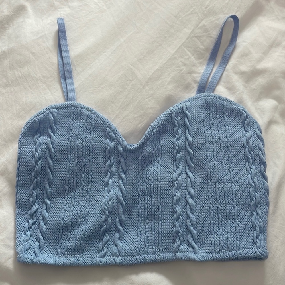 Zara brand new light blue blouse